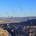 Balloons flying in Cappadocia Turkey