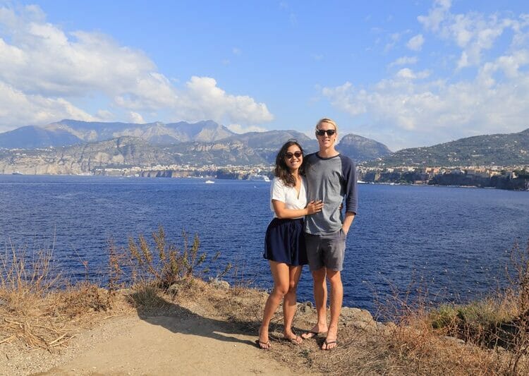 Flo and Tim in the Amalfi Coast