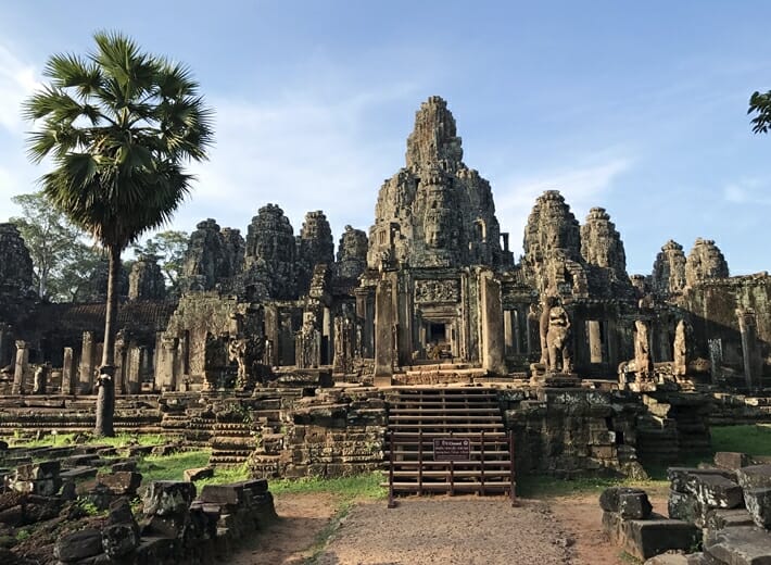The Bayon in Angkor Thom Siem Reap Cambodia