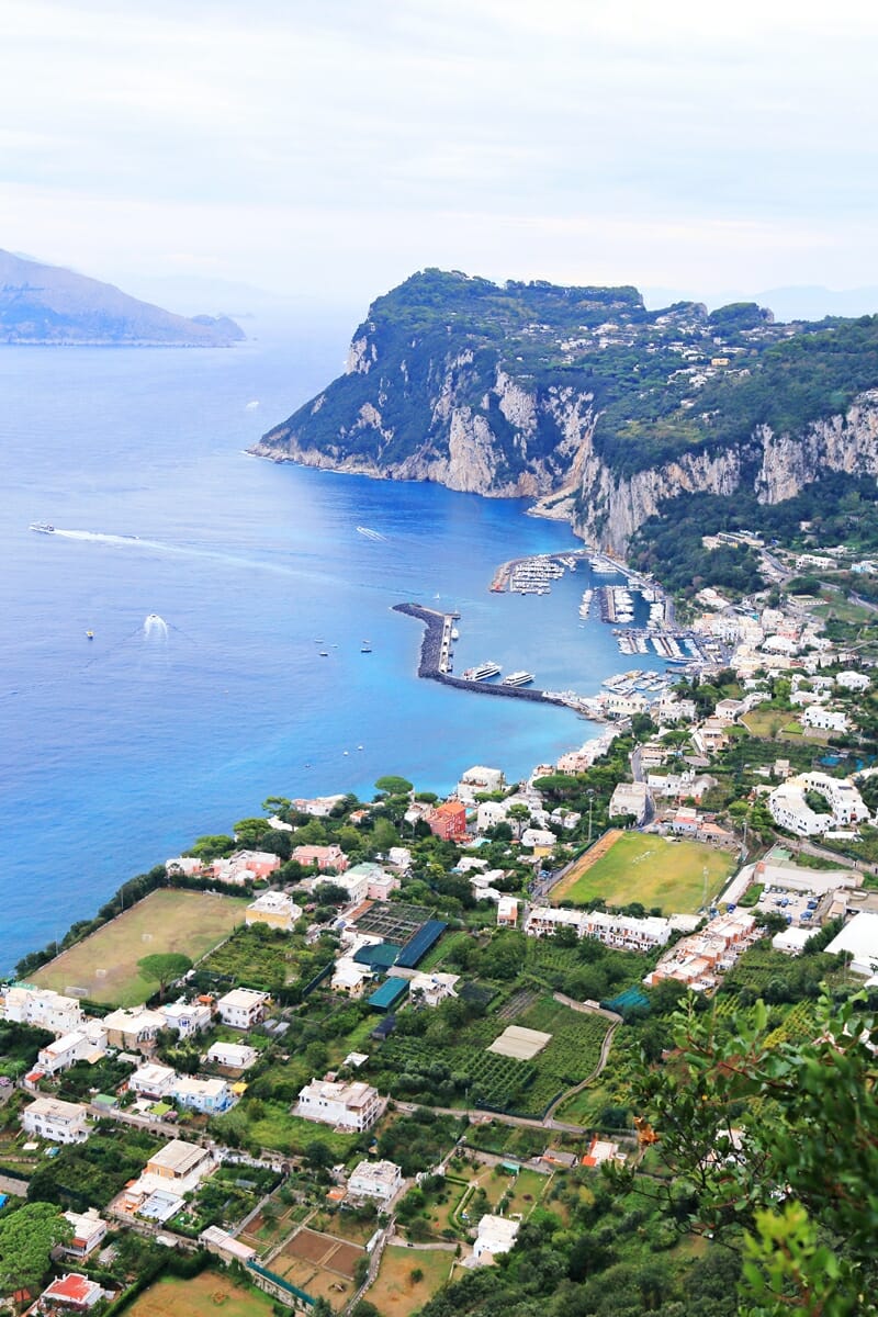 Best viewpoint in Capri Italy