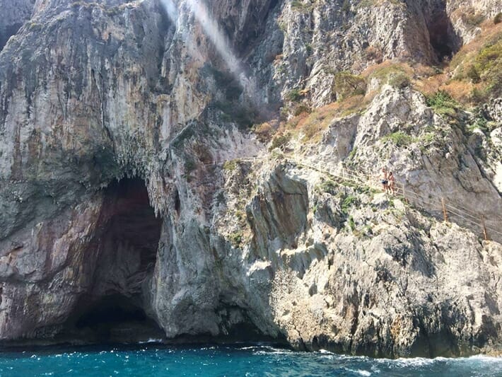 White Grotto in Capri Italy