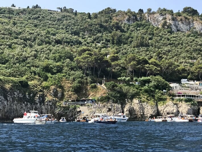 Capri Italy by boat
