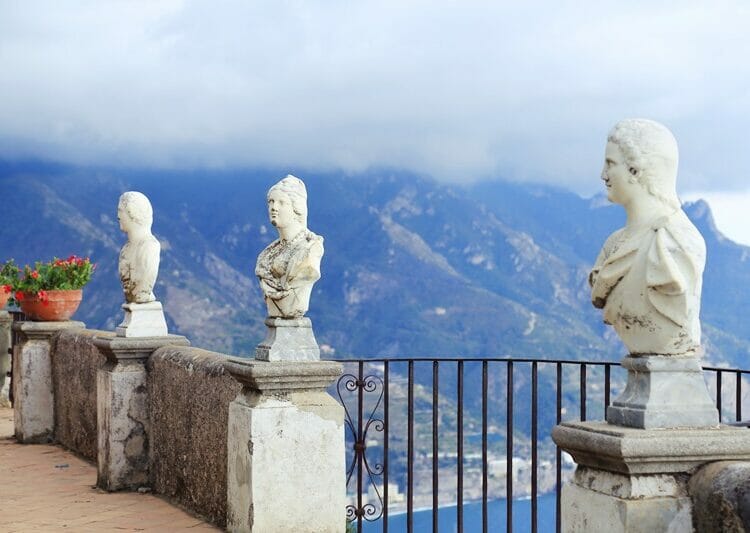 Ravello Terrace of Infinity in the Amalfi Coast Italy