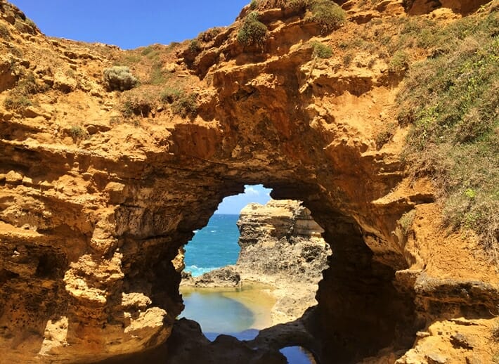 The Grotto along the Great Ocean Road in Austraia