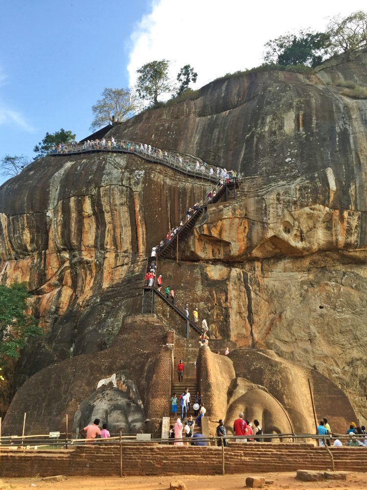Lion Rock in Sigiriya Sri Lanka