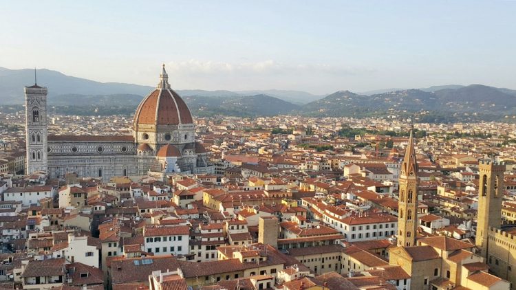 Italija Florencijos panorama