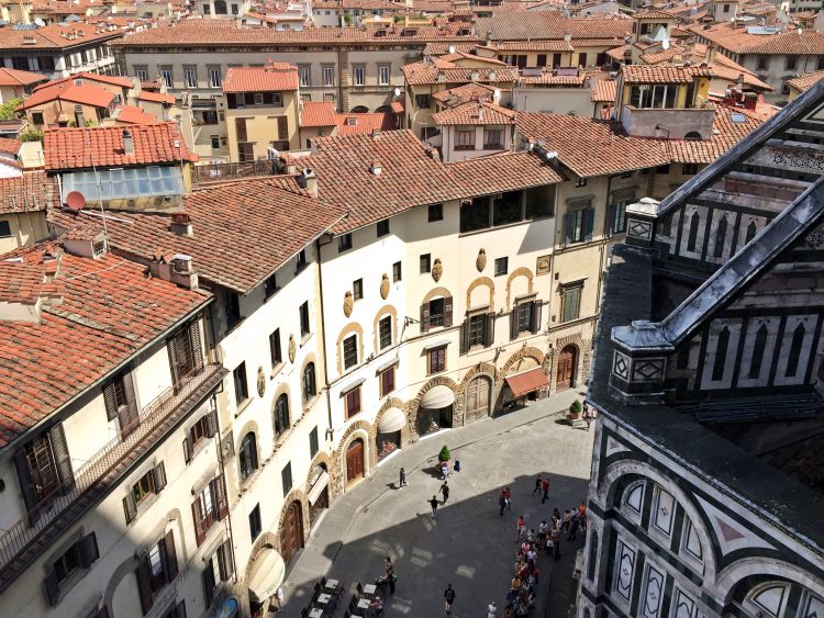 Views of Florence Italy from North Terrace