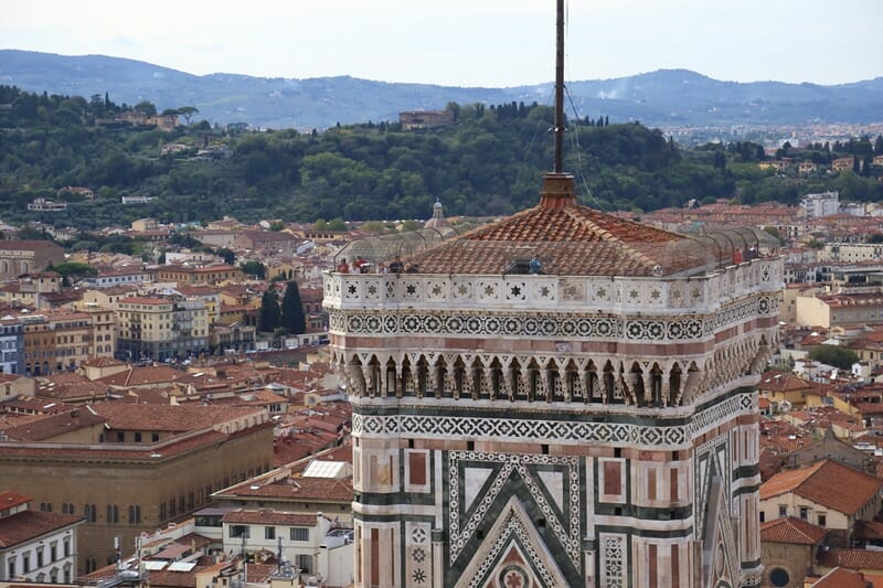 Giottos Bell Tower in Florence Italy viewpoint