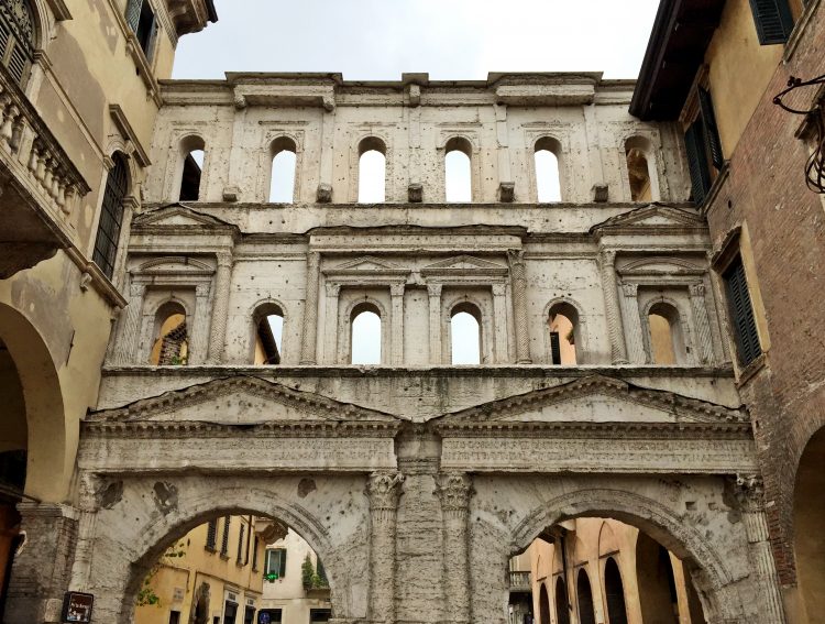 Porta Borsari in Verona Italy