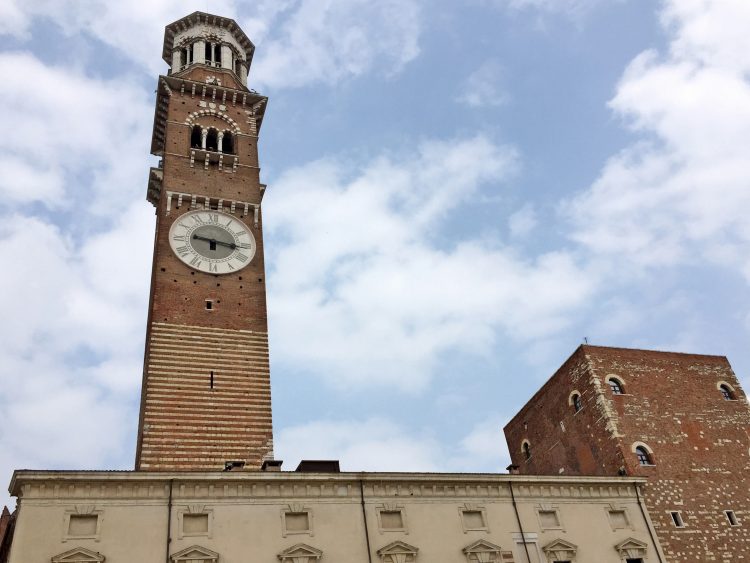 Torre dei Lamberti in Verona Italy