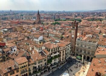View of Verona from Torre dei Lamberti