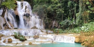 Kuang Si Falls in Luang Prabang Laos