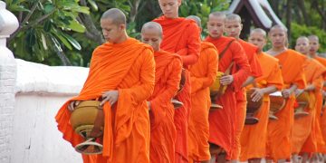 Almsgiving Ceremony Luang Prabang