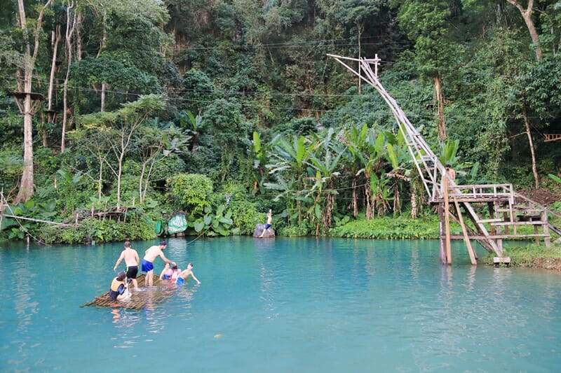 Blue Lagoon 3 in Vang Vieng Laos