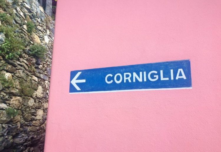 Corniglia in Cinque Terre Italy