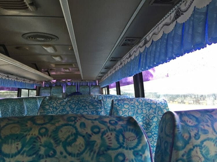VIP bus from Luang Prabang to Vang Vieng