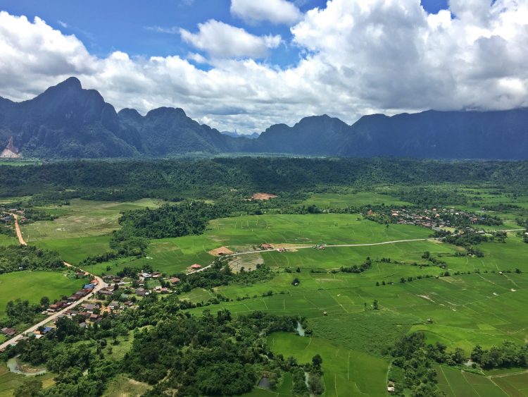 Vang Vieng View from Phangern Mountain 1