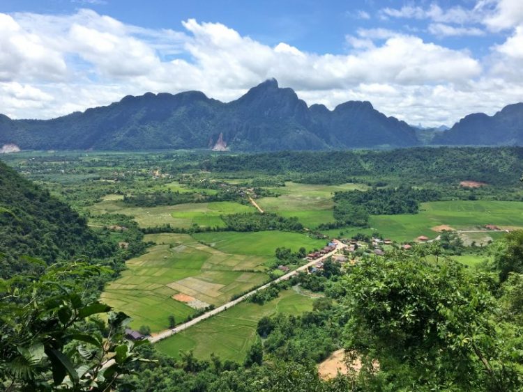 Vang Vieng View from Phangern Mountain 3