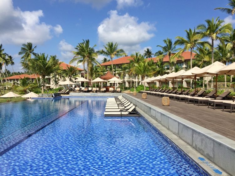Pool at Anantara Peace Haven Tangalle Resort in Sri Lanka