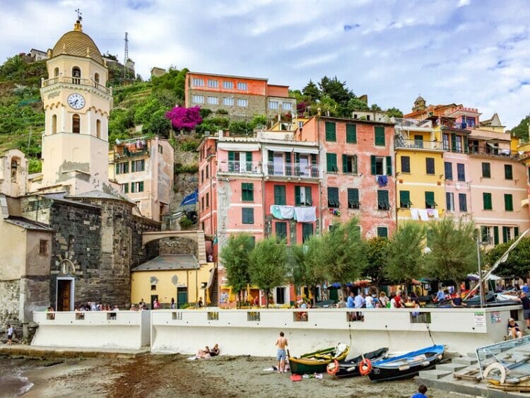 Port of Vernazza in Cinque Terre Italy