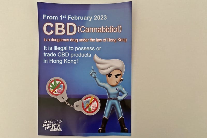 CBD products in Hong Kong banned