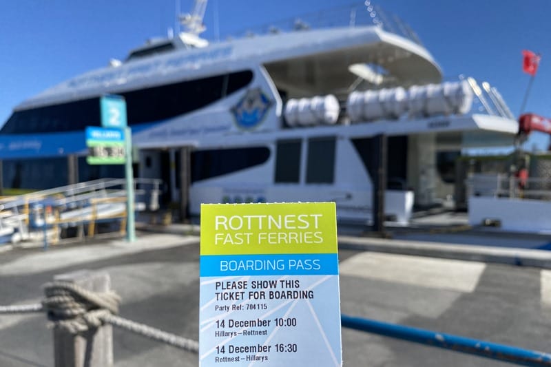 Rottnest Fast Ferries ticket in Western Australia