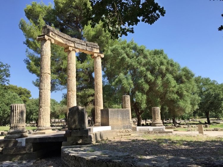 Philippeion at Ancient Olympia Site Greece