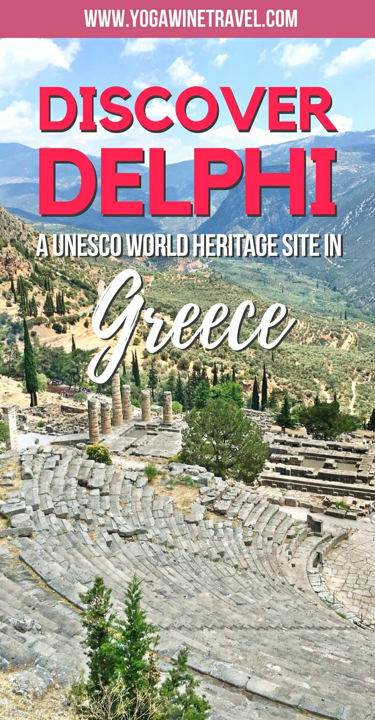 Yogawinetravel.com: Discover the Ancient Sanctuary of Delphi in 1 Day. You can't talk about Greek mythology and history without referencing Delphi. Once considered the centre of the world, Delphi was home to the most famous oracle in all of Greece. Read on for my travel guide on how to visit Delphi in 1 day!