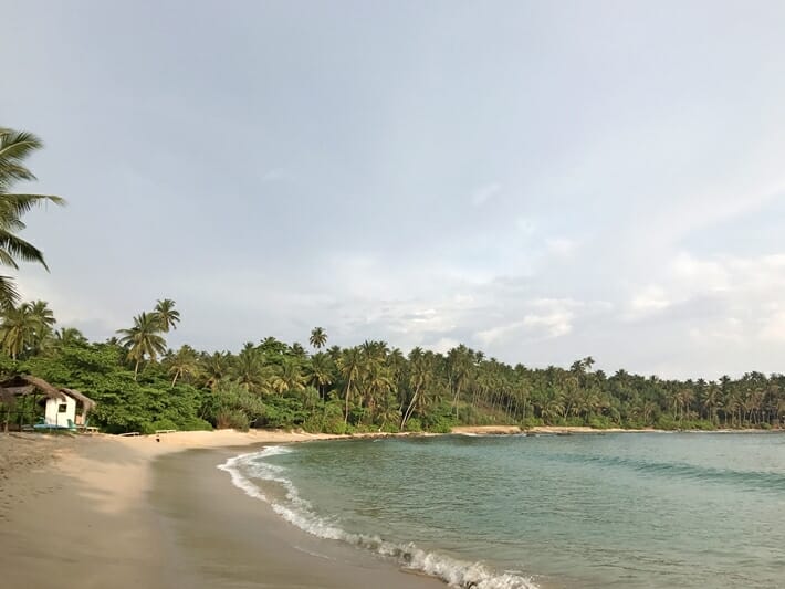 Beaches in south coast of Sri Lanka