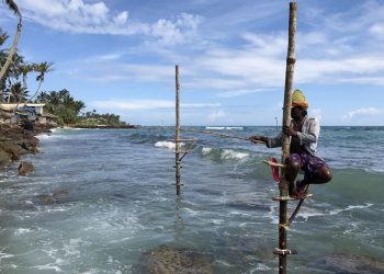 Sri Lanka stilt fishermen