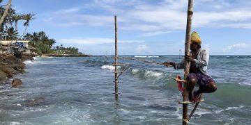 Sri Lanka stilt fishermen
