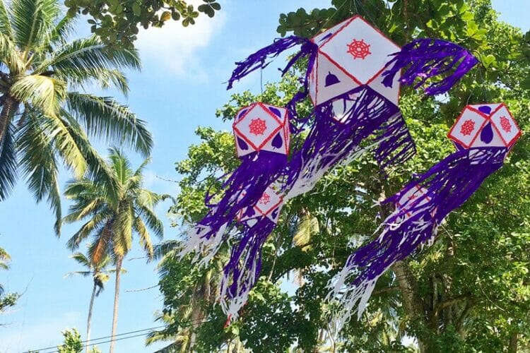 Vesak Day Lanterns in Sri Lanka