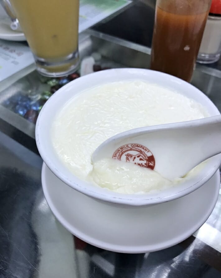Steamed milk pudding from Yee Shun Dairy Hong Kong