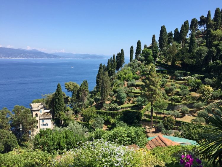 View from Castello Brown in Portofino Italy