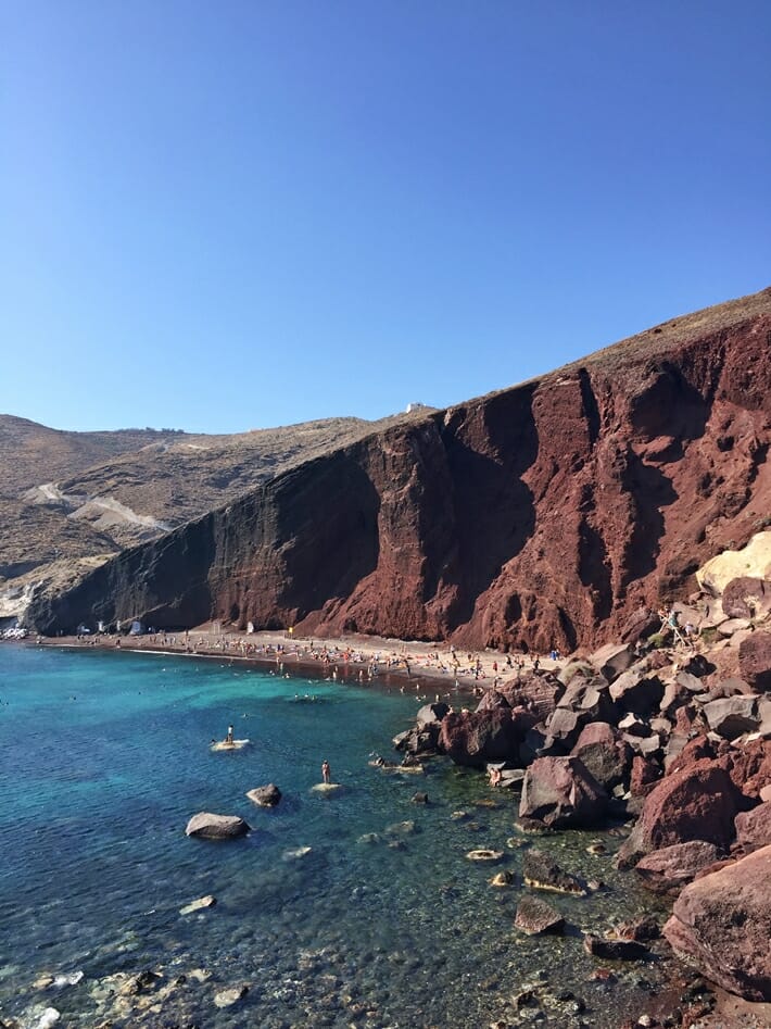 Santorini red beach 2 Santorini red beach 2