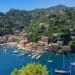 View of Portofino from Castle Brown Italy