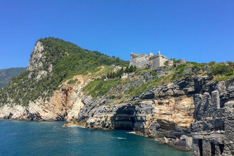 Doria Castle in Portovenere Italy