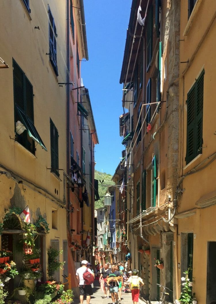 Portovenere gatvė Italijoje
