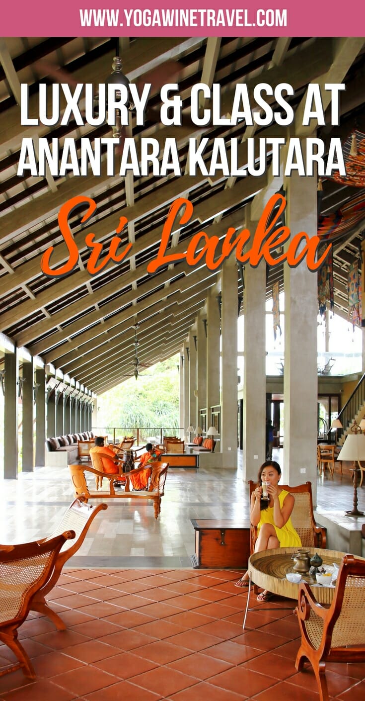 Yogawinetravel.com: Understated Luxury and Class at Anantara Kalutara Resort in Sri Lanka. Anantara Kalutara is located in southwest Sri Lanka, only 1.5 hours away from Colombo airport - read on for a full review of this luxury hotel!