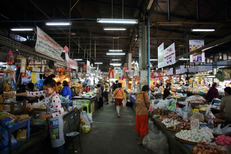 local market at Chiang Mai Gate
