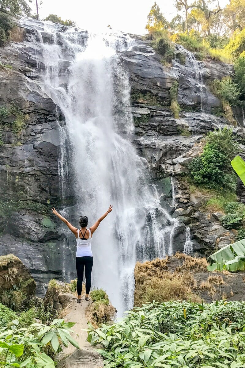 Wachirathan Falls in Doi Inthanon Thailand