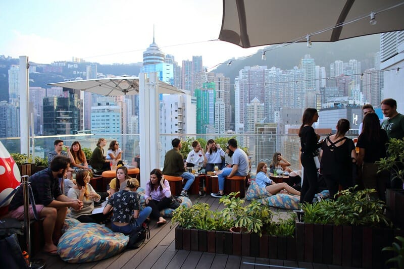 Piqniq Rooftop Bar Hong Kong