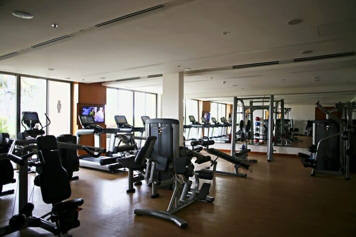 Fitness centre at Shangri-La Hambantota in Sri Lanka