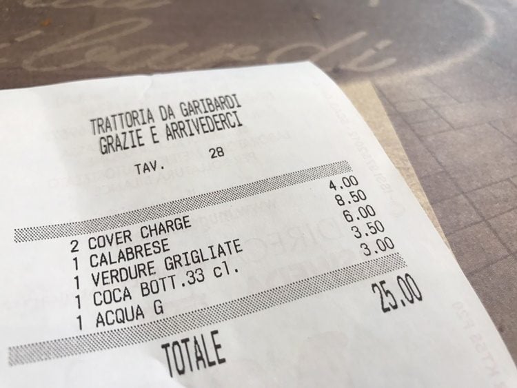 Is this Receipt legit? From Italy.