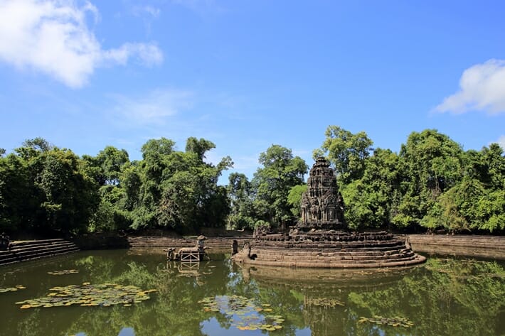 Neak Peak water temple in Siem Reap Cambodia