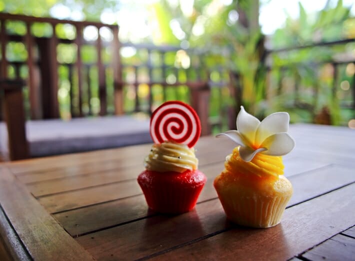 Bloom cafe cupcakes in Siem Reap Cambodia