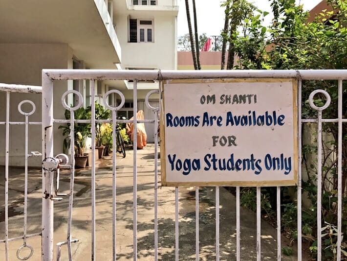 Accommodation for Yoga students in Mysore India
