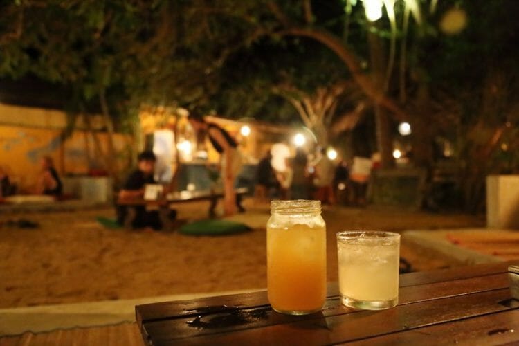 Cocktails at Hideaway in Arugam Bay Sri Lanka