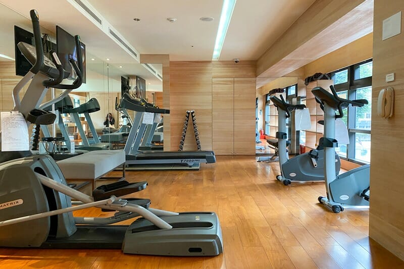 Hotel Cozzi Minsheng boutique hotel in Taipei fitness centre