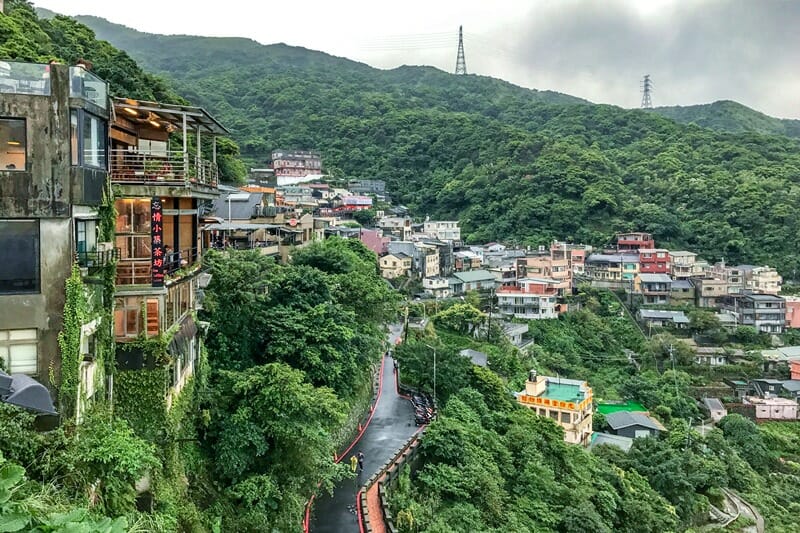 Jiufen town in Taiwan
